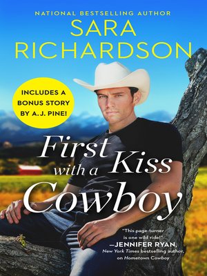 cover image of First Kiss with a Cowboy: Includes a bonus novella
